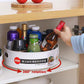 2pcs 360° Rotating Spice Rack Kitchen Organizer For Cabinet Seasoning Holder Storage Tray