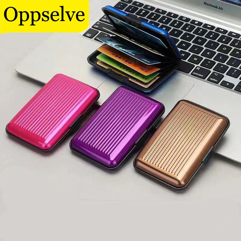 Anti-theft Brush Anti-magnetic Bank Card Holder Business Credit Card Hard Shell