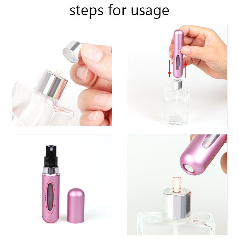 5ml Perfume Refill Bottle Portable Mini Refillable Spray