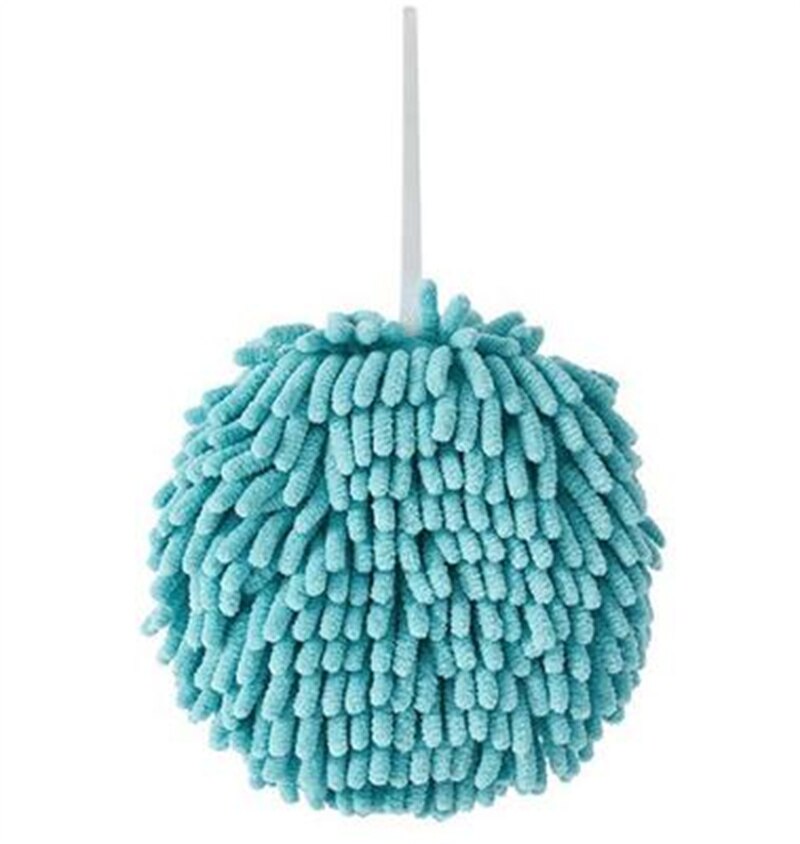 Kitchen Bathroom Hand Towel Ball with Hanging Loops