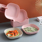 10pcs tableware baby eating tableware set with stand