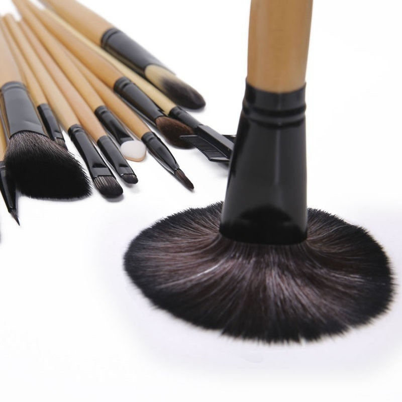 Gift Bag Of  24 pcs Makeup Brush Sets Professional Cosmetics Brushes