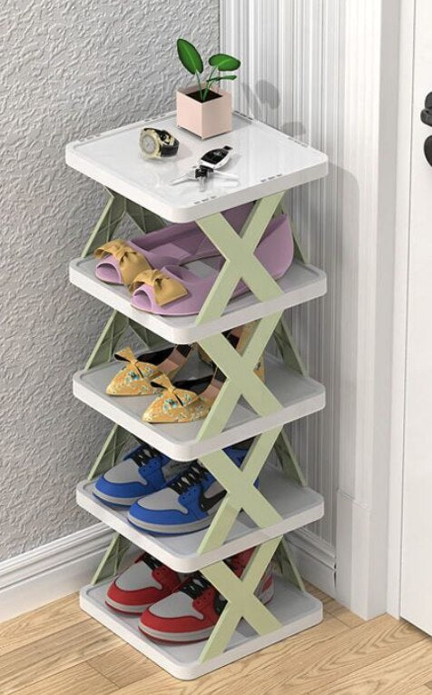 Multi Layer Folding Shoes Storage Organizer