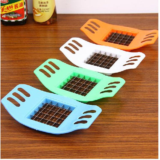 Stainless Steel Vegetable Potato Slicer Cutter Chopper Chips Making Tool