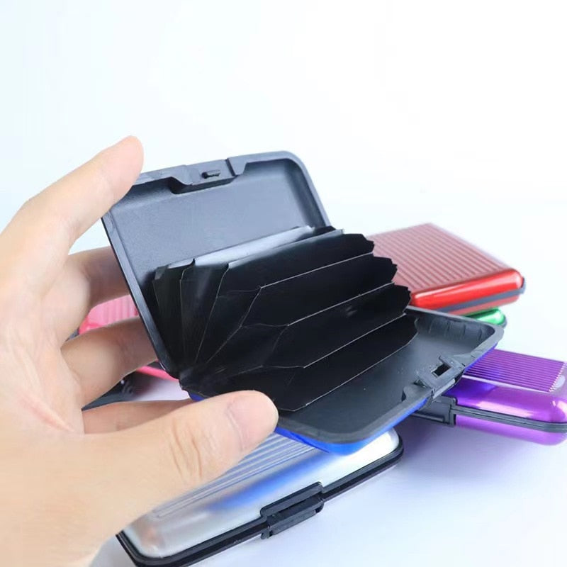 Anti-theft Brush Anti-magnetic Bank Card Holder Business Credit Card Hard Shell