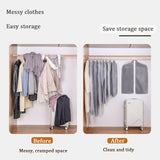 Dustproof Cloth Cover Bags Clothes Hanging Garment Dress Suit Coat Dust Cover Home Waterproof Storage Organizer Protect  Bag