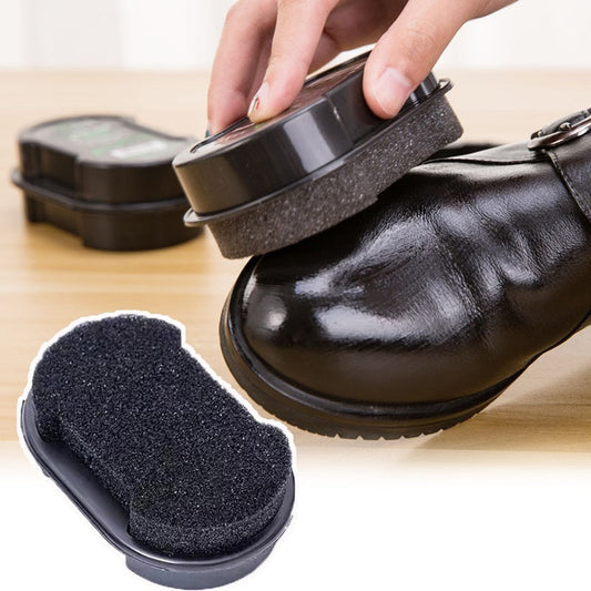 Multi-Function Double Sided Leather Shoes Brush Colorless Shoes Polish Clean Sponge