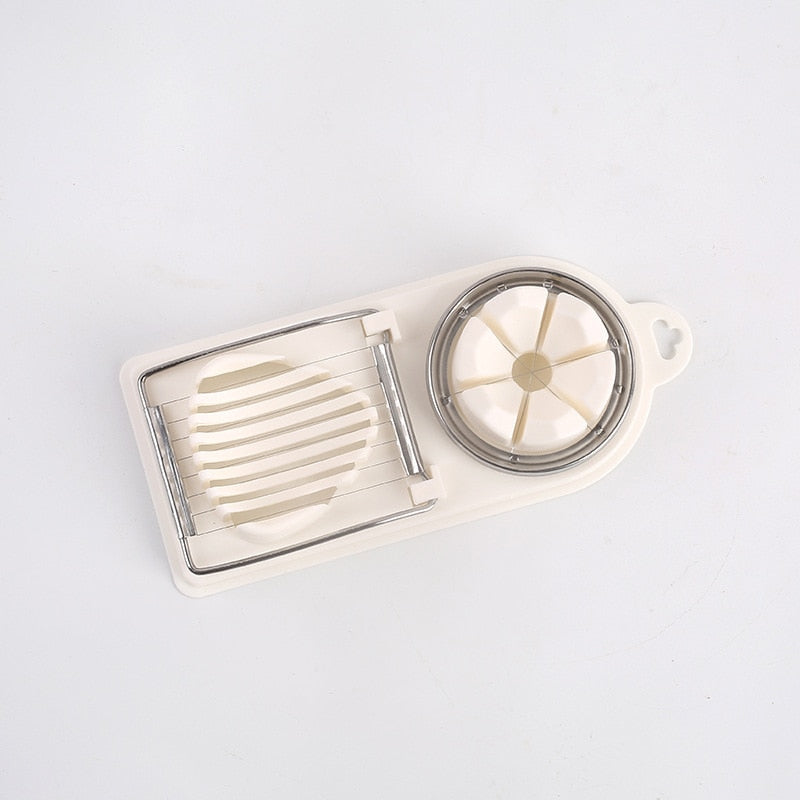 Multifunctional Egg Cutter Stainless Steel Egg Slicer