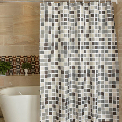 Plaid Bathroom Curtain Waterproof Shower Curtains for Bathroom Cortina Ducha Rideau De Douche Douchegordijn U1269