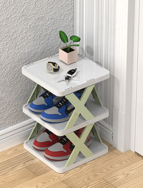 Multi Layer Folding Shoes Storage Organizer