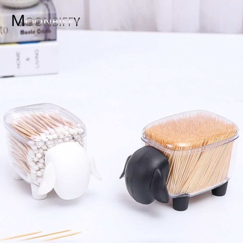 Transparent Little Sheep Acrylic Makeup Organizer