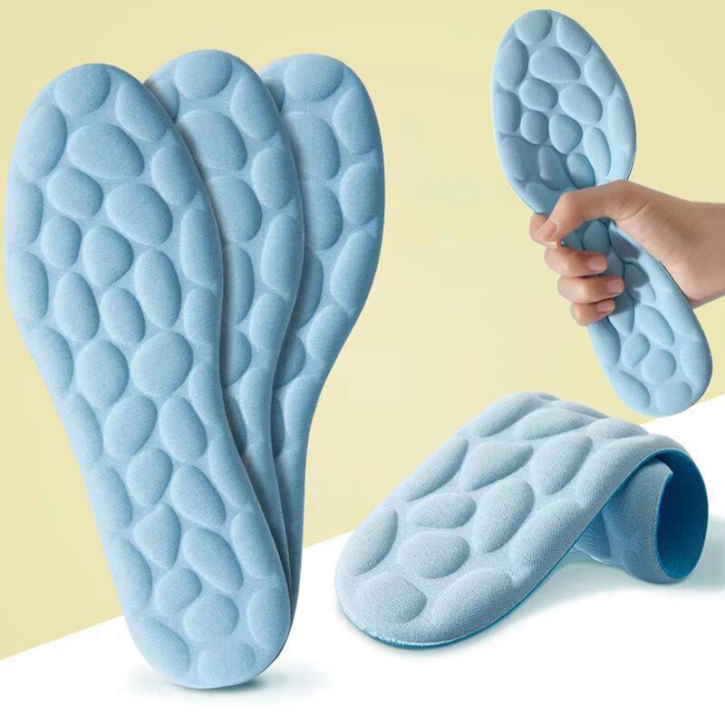 5D Massage Memory Foam Insoles for Shoes Breathable Cushion