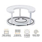 Kitchen rotating seasoning rack Double layer seasoning Salt sugar bottle storage rack