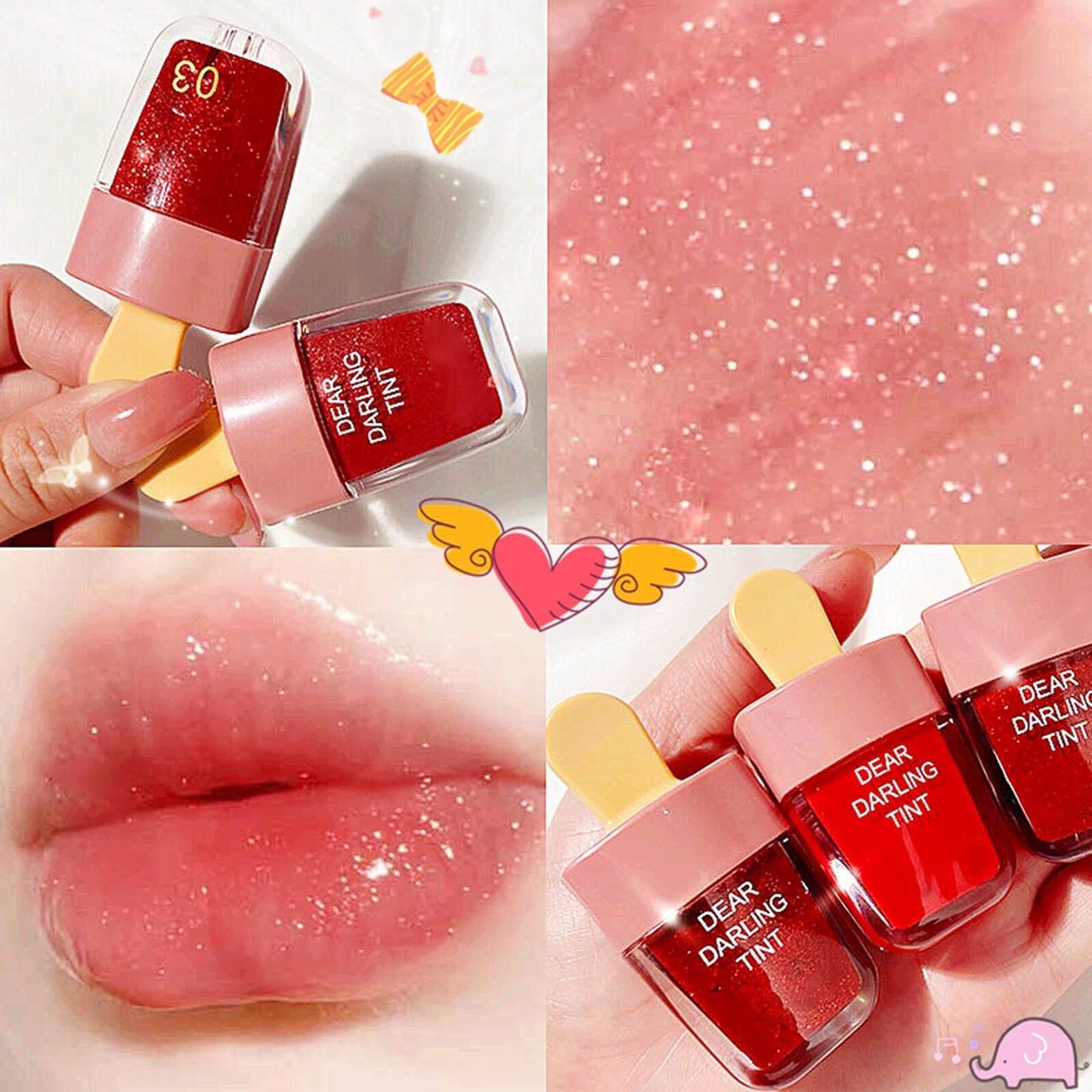 Ice Cream Shining Lip Glaze Long Lasting Lip Tint