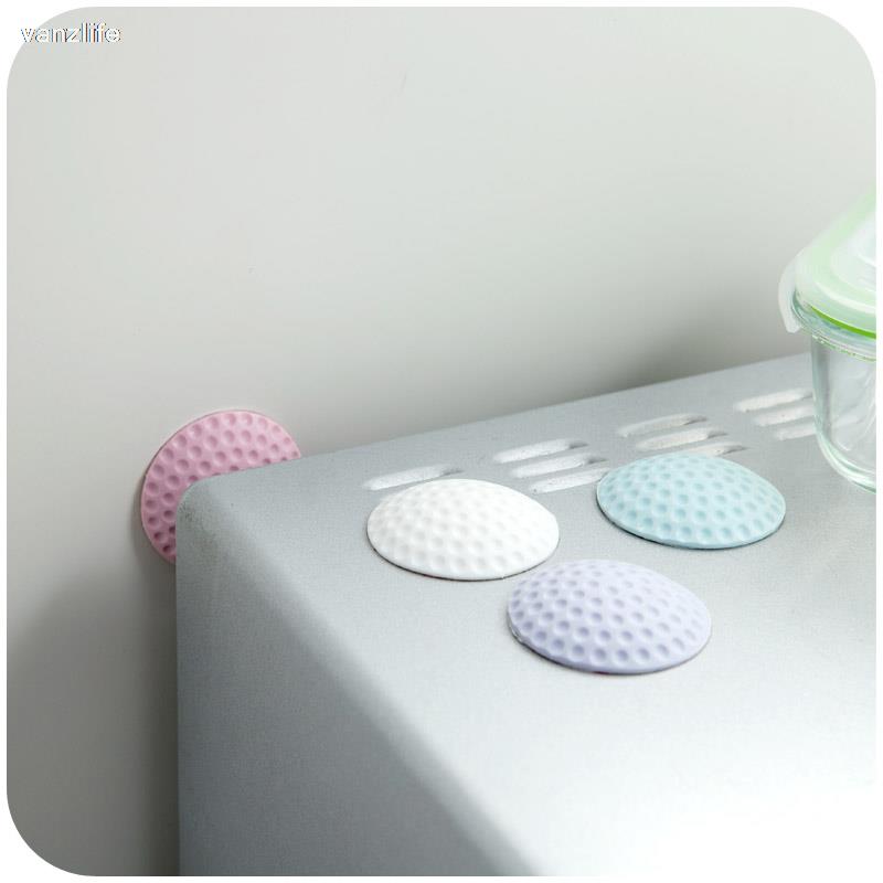 4pcs/Vanzlife silent gate Sponge fenders door children protective Silicone Wall handle protect pad stickers Collision avoidance