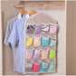 1pc 16 Pockets Wall Wardrobe Hanging Organizer