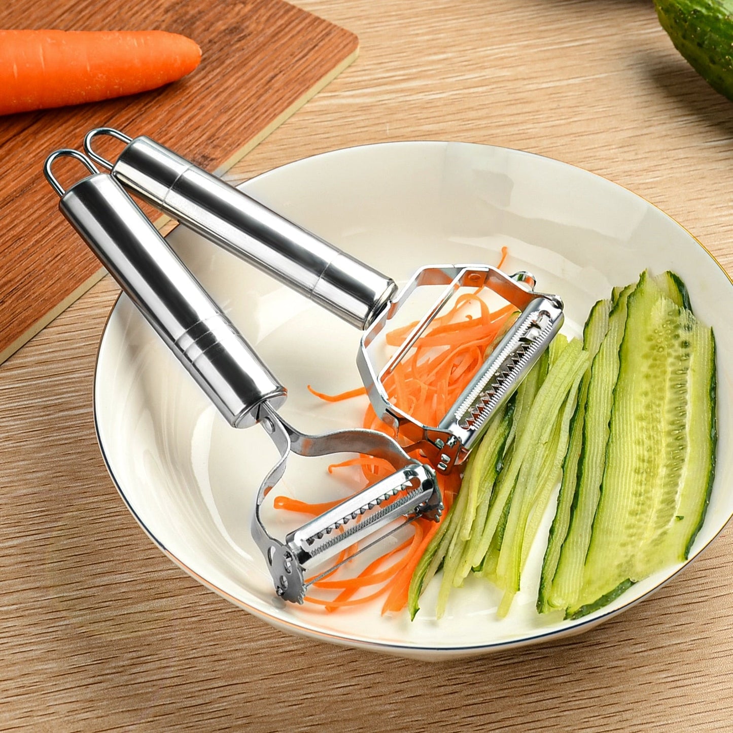 Stainless Steel Peeler Fruit Vegetable Melon Potato Carrot Cucumber