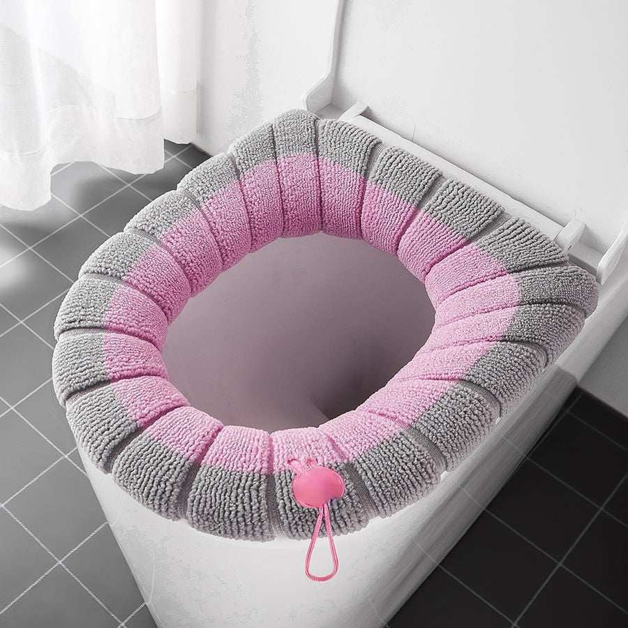 Winter Warm Toilet Seat Cover Closestool Mat 1Pcs Washable