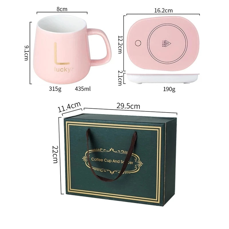 Coffee Mug Heating Pad Cup Warmer Constant Temperature Coaster USB Electric Mug