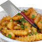 Potato Wavy Edged Knife Stainless Steel Kitchen Gadget