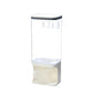 Grain Storage Box Wall-Mounted Transparent Space-saving Cereal Dispenser