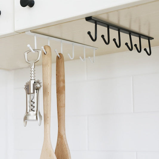 wardrobe multifunctional hook kitchen cabinet 6 hook hook