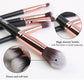 15 PCs Professional Eye Makeup Brush Rose Gold Beauty Tool Brush