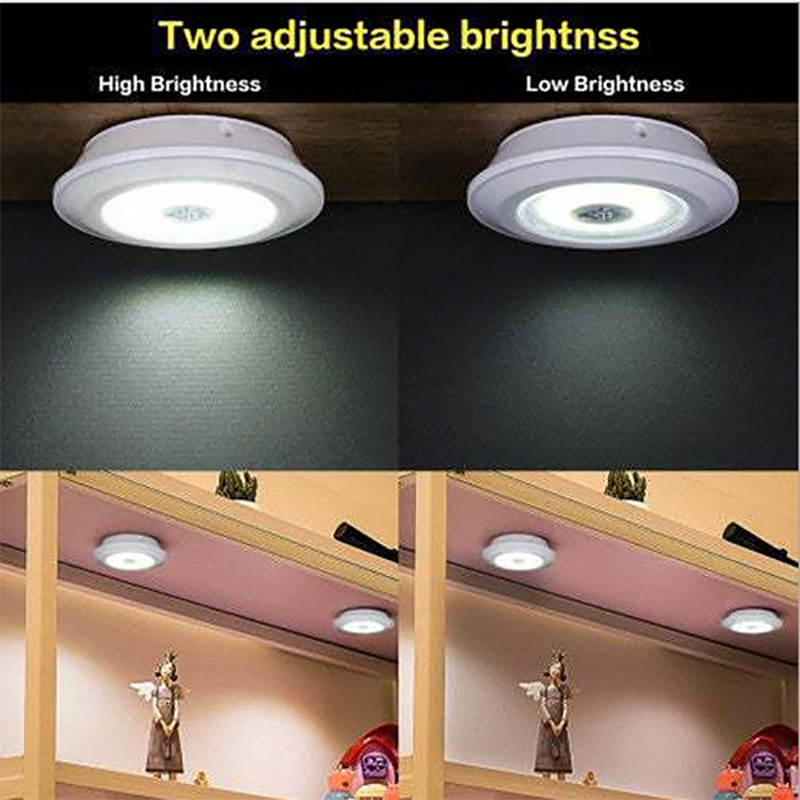 3pcs Smart Wireless Led Light Kitchen Under Furniture Dimmable Lamps Bedroom Wardrobe Lighting