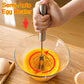 Semi Automatic Mixer Egg Beater Manual Self Turning Stainless Steel Easy Whisk Hand Blender