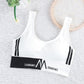 Girl Cotton Sport Training Bra  Solid Color Wide Strap