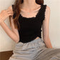 Women Sexy Lace Tank Top For Femal Basic Solid Inner Outer Wear