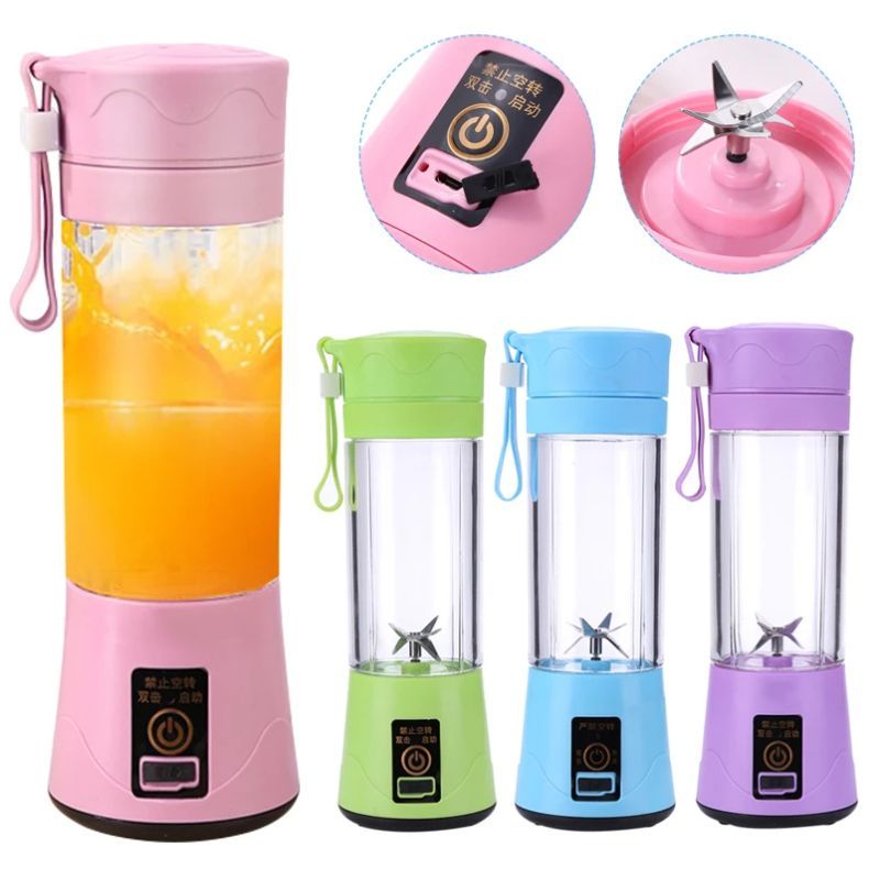 Portable Blender Mini Mixer Electric Juicer Machine Fresh Fruit Juice