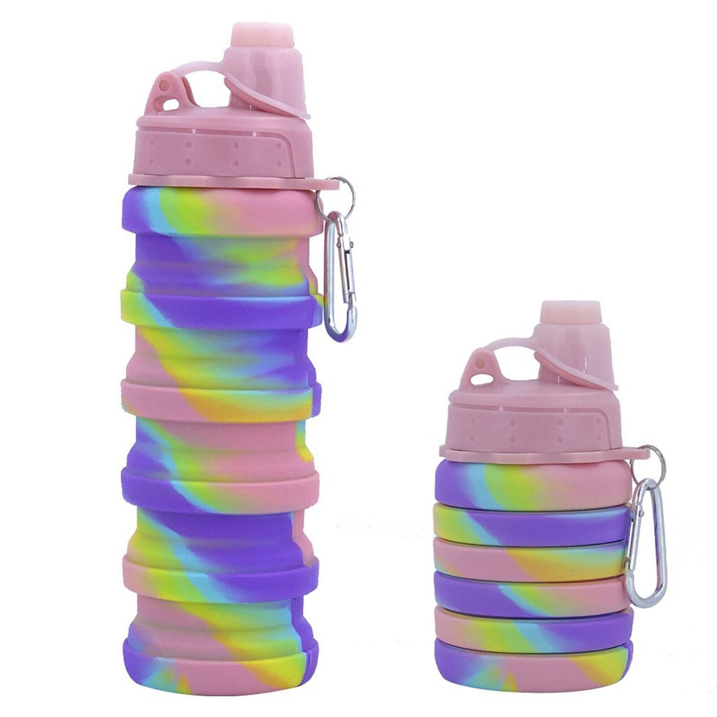 500ml Creative Foldable Silicone Water Bottle