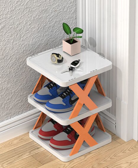 Multi Layer Folding Shoes Storage Organizer