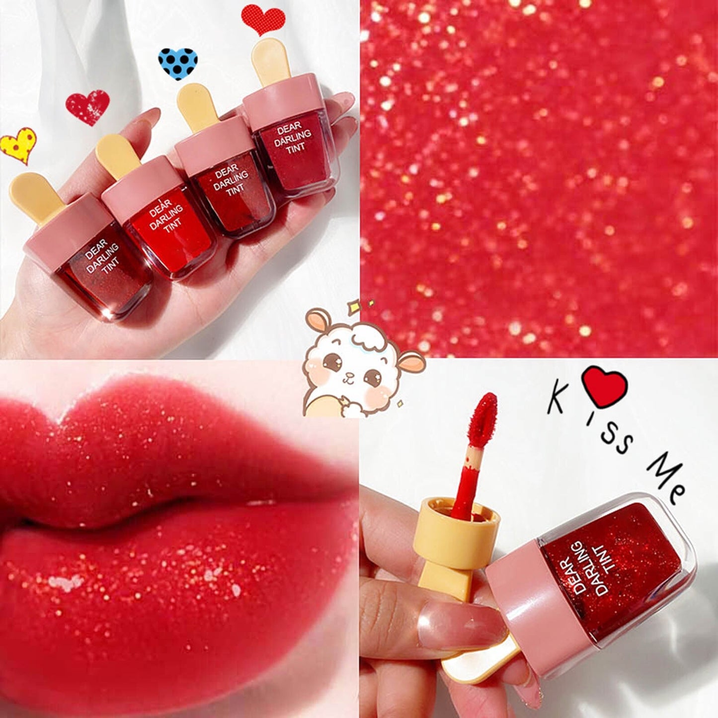 Ice Cream Shining Lip Glaze Long Lasting Lip Tint