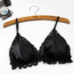 mulberry silk ultra-thin summer lace silk bra sponge detachable