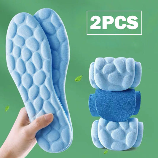 5D Massage Memory Foam Insoles for Shoes Breathable Cushion