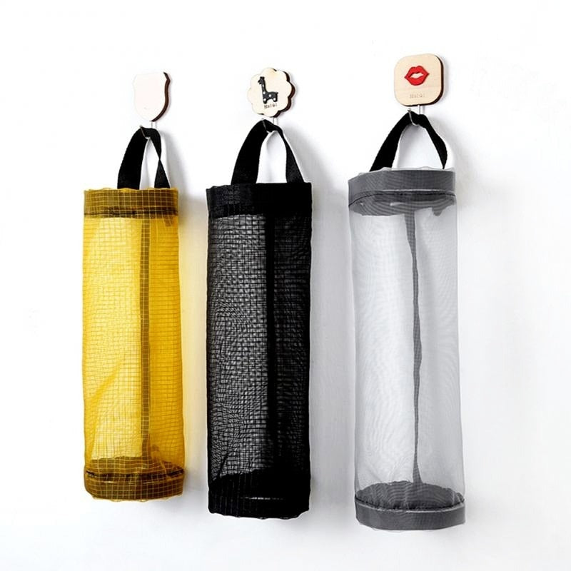 Home Grocery Bag Holder Wall Mount Plastic Bag Holder