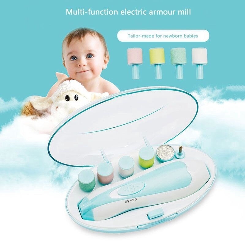 Baby Nail Trimmer Electric Nail Clippers Baby Nail File Toes Fingernail Cutter