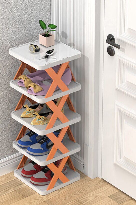 Multi Layer Folding Shoes Storage Organizer