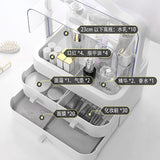 Transparent Portable Cosmetic Box Large Desktop Organizer