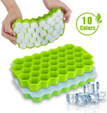 Silicone Ice cube Mold BPA Free Ice Mould with Removable Lids