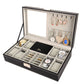 Black Watch Box Storage 8 Mens Watch Jewelry Display Box Drawer Lockable Watch Case