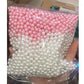 dust-proof eye shadow brush storage box with colorful pearls