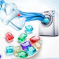 12pcs Laundry Beads Portable Stains Film Laundry Gel Capsules
