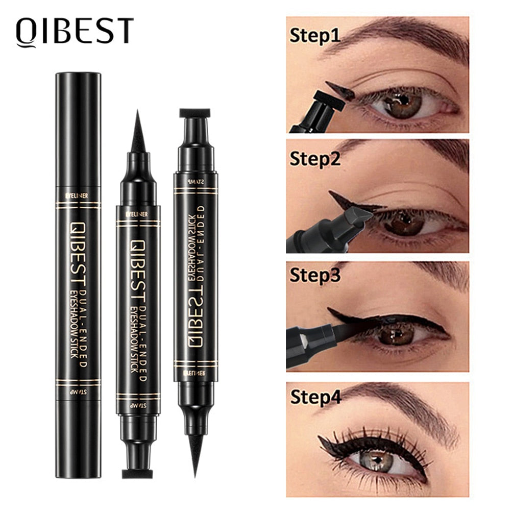 Stamp Liquid Eyeliner Pencil 2 In1 Double-Headed Seal Pen Stamps Eyeliner