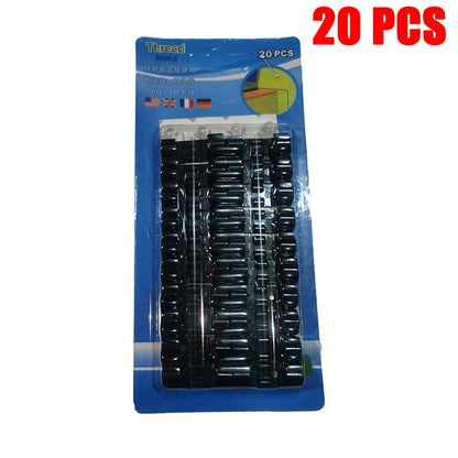 20 Pcs Cable Organizer Wire Winder Clips Cable Management Desktop Holder Wire Manager Cord Holder USB Cable Clip Bobbin Winder