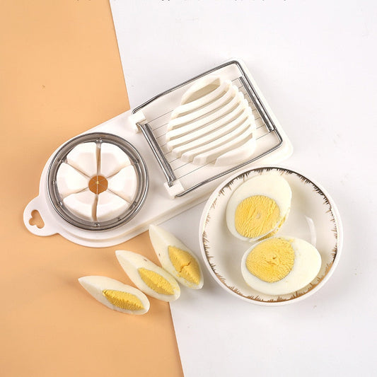 Multifunctional Egg Cutter Stainless Steel Egg Slicer