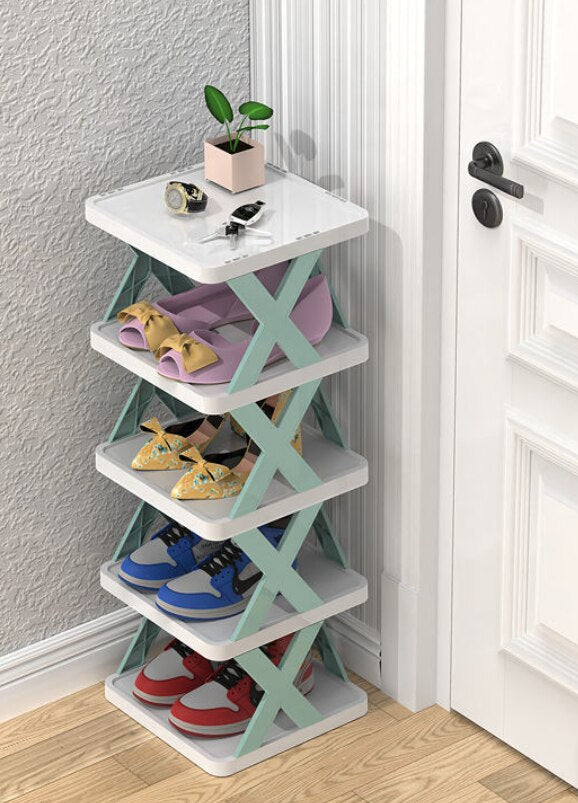 Multi Layer Folding Shoes Storage Organizer