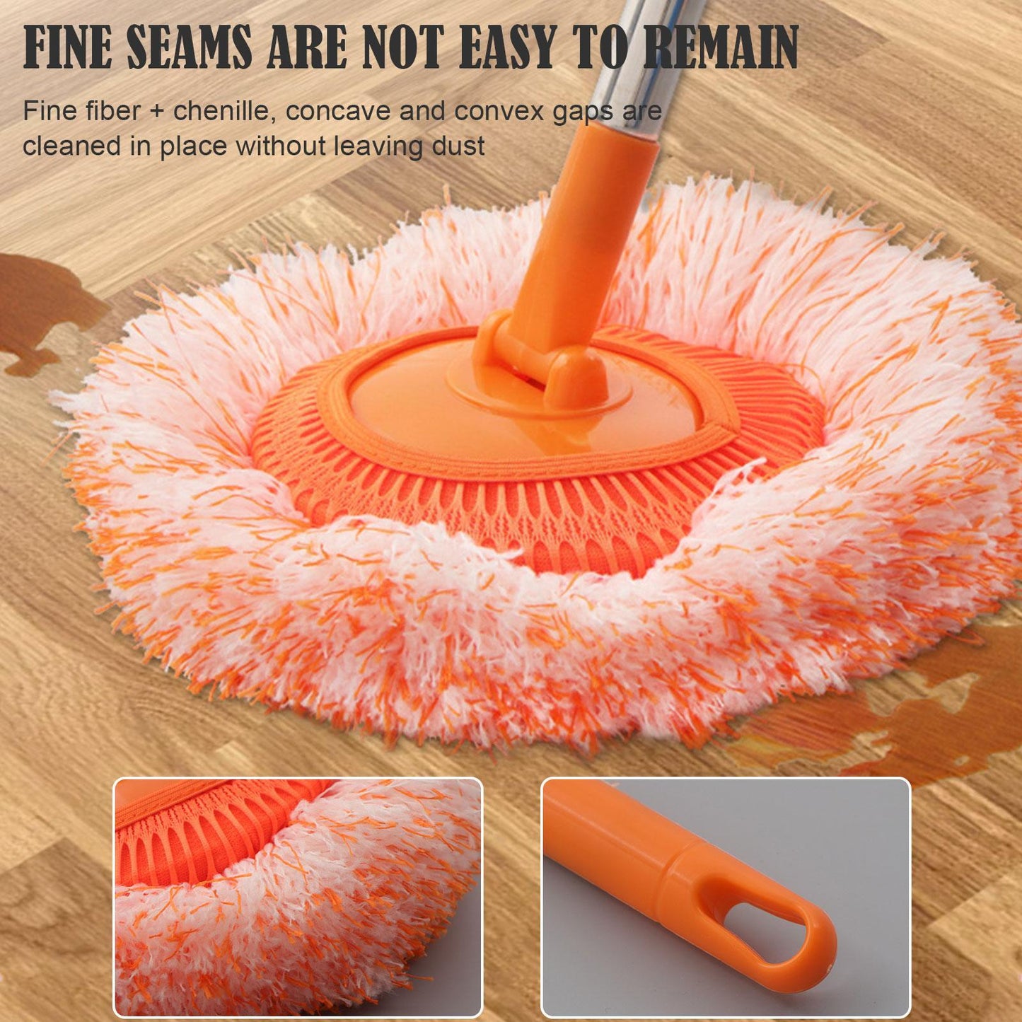 Cleaning 360 Spin Mop Handle Multifunctional Sunflower Mop